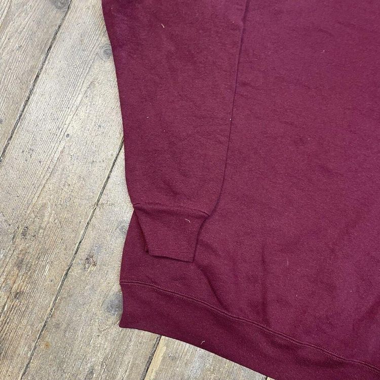 Russell Athletic Sweatshirt Pull Over Blank Sports Jumper, Burgundy, XL 6