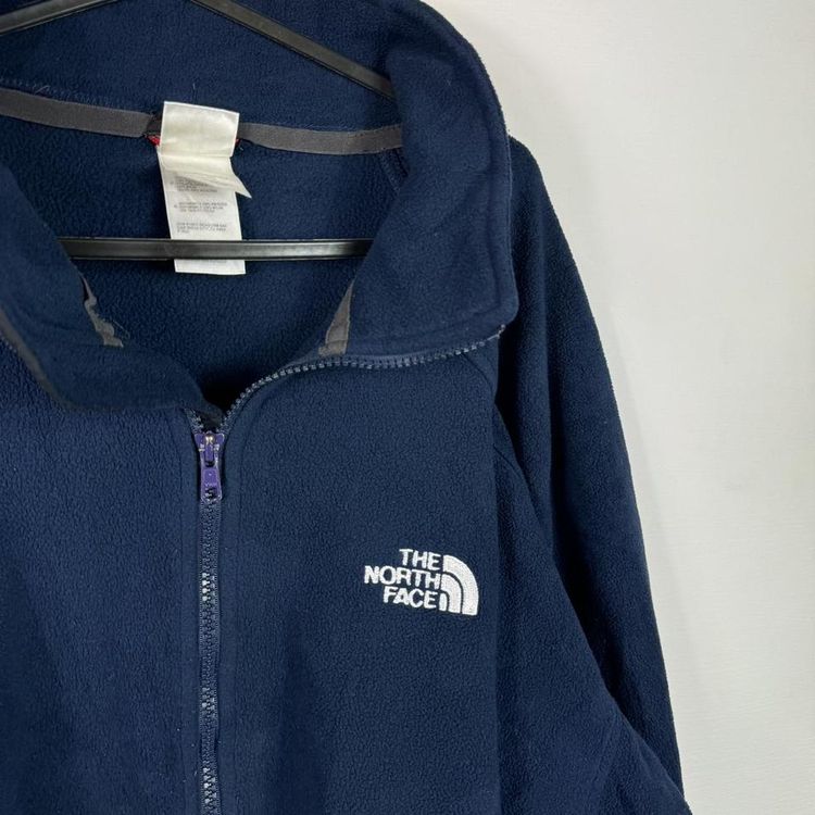 North Face zip up fleece jacket image 3