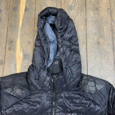 Columbia Puffer Jacket Titanium Down Feather Outdoor Coat, Black, Mens Large 6