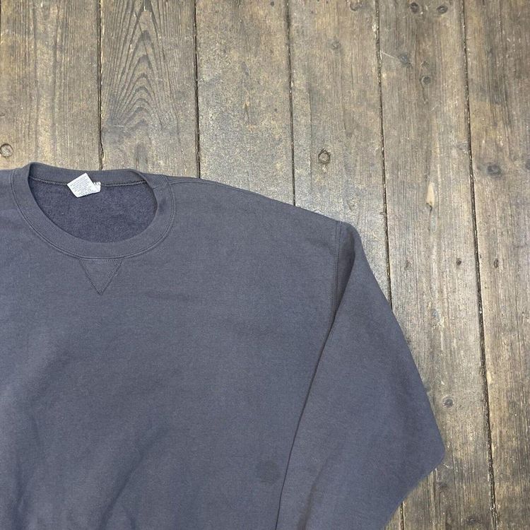 Russell Athletic Sweatshirt Pull Over Blank Sports Jumper, Grey 2XL 2