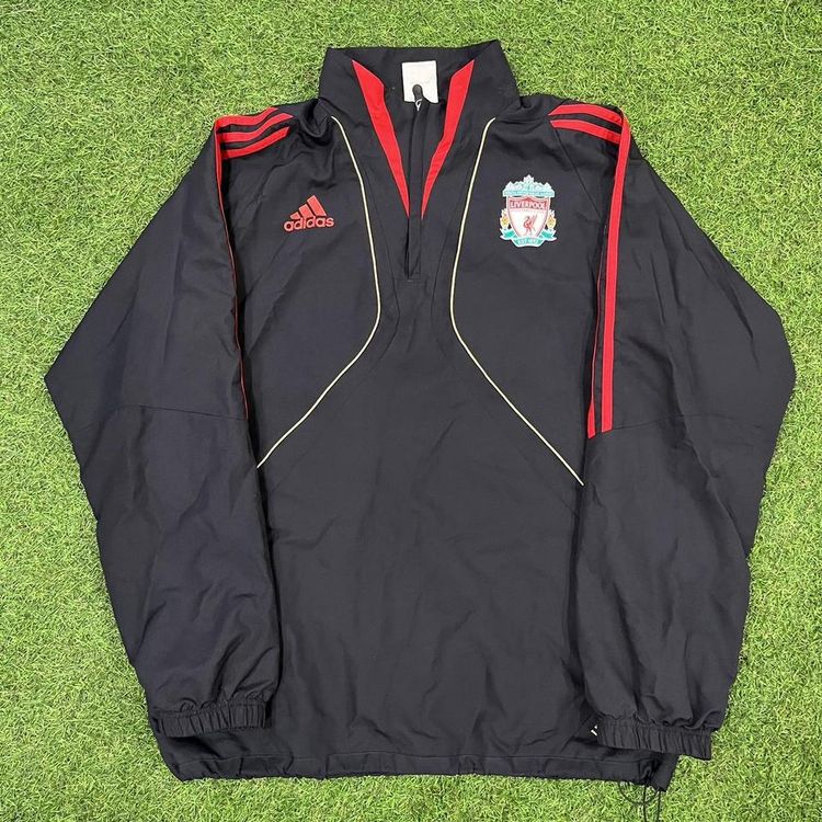 Black adidas 1/4 zip jacket
