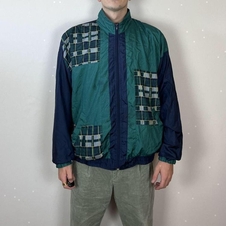 Green shell jacket