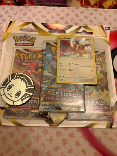 Pokémon Trading Card Game Astral Radiance Blister Set With Eevee Promo Card