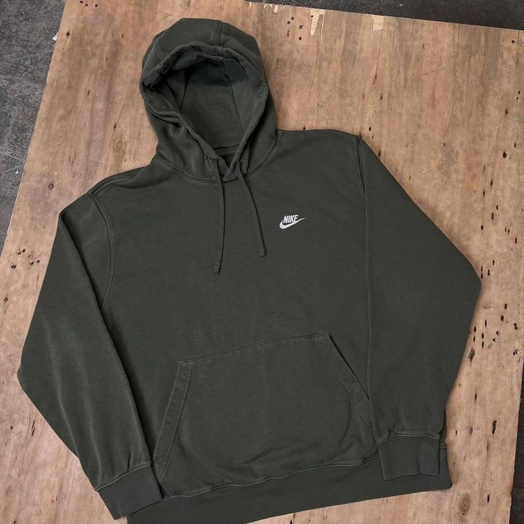 Like New Nike Club Embroidered Logo Hoodie image 3