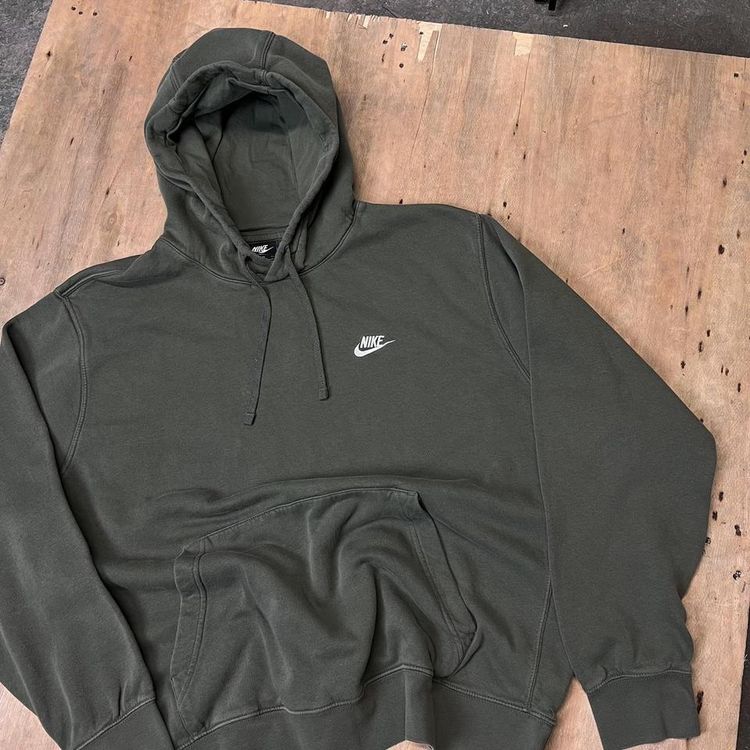 Like New Nike Club Embroidered Logo Hoodie image 4
