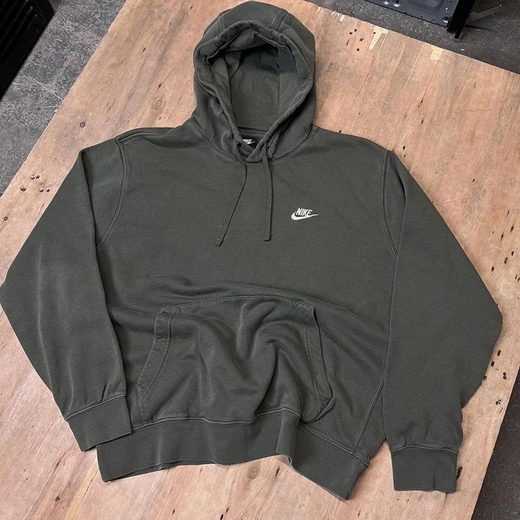 Like New Nike Club Embroidered Logo Hoodie image 2