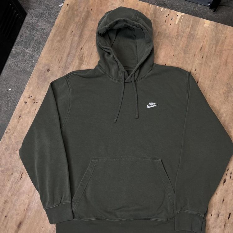 Like New Nike Club Embroidered Logo Hoodie image 5