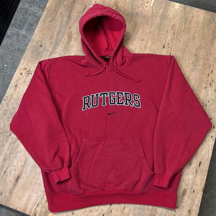 Vintage Nike Team x Rutgers University Graphic Hoodie