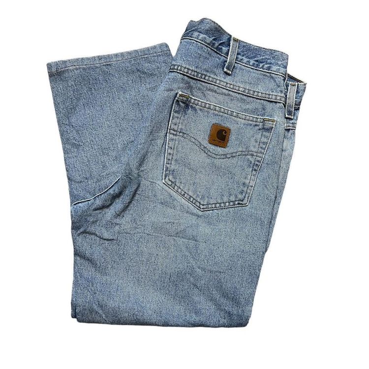 Vintage Carhartt light blue traditional fit jeans pants - size 34x30