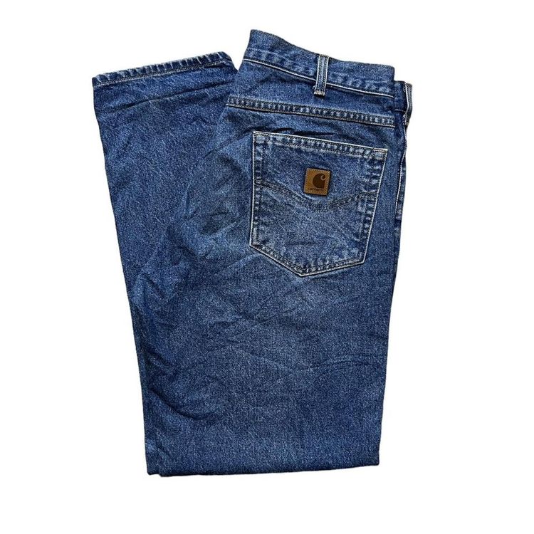 Vintage Carhartt blue jeans pants - size 36x32
