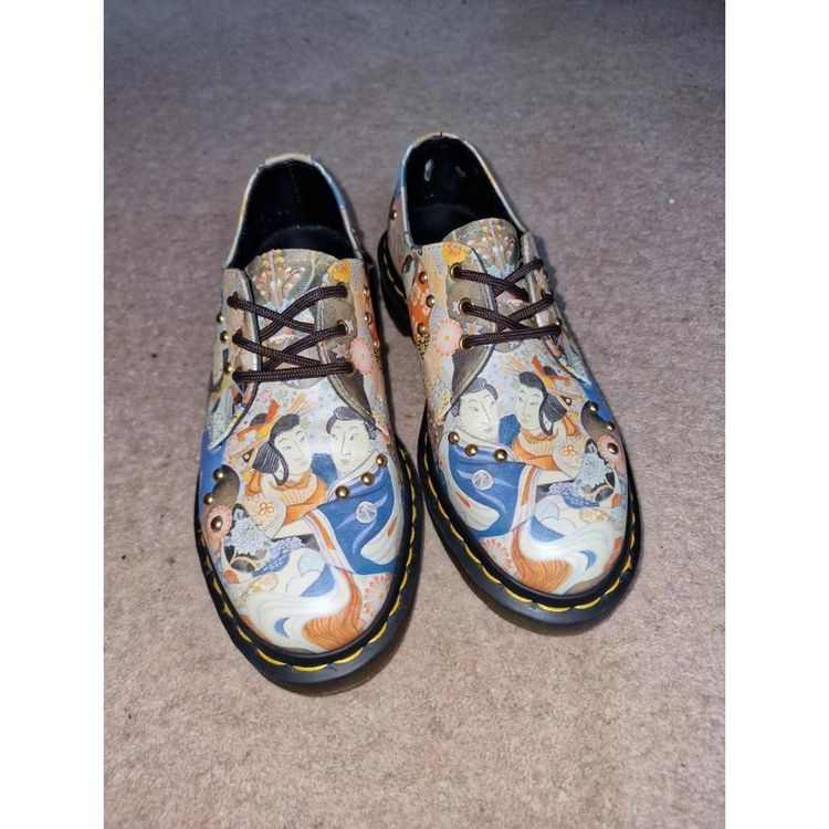 Dr. Martens 1461 Eastern Art Japanese Artist Studded Rare Shoes obraz 2