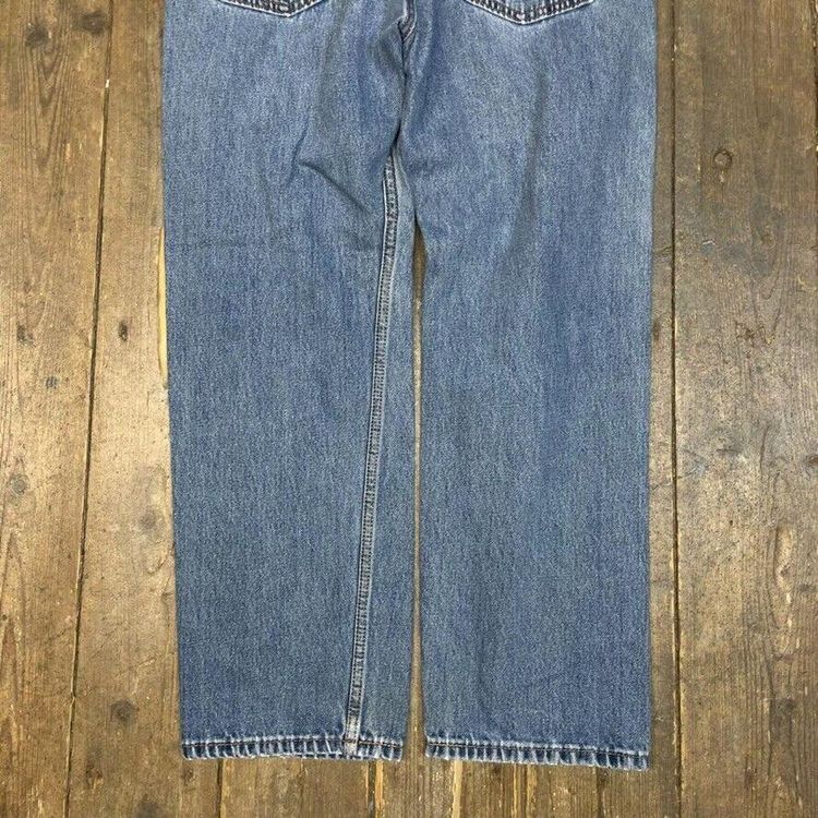 Levis 505 Jeans 90s Denim USA Vintage Pants Trousers, Washed Blue, Mens 36 image 8