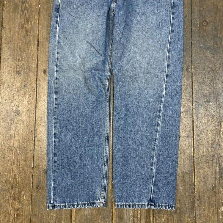 Levis 505 Jeans 90s Denim USA Vintage Pants Trousers, Washed Blue, Mens 36 image 7