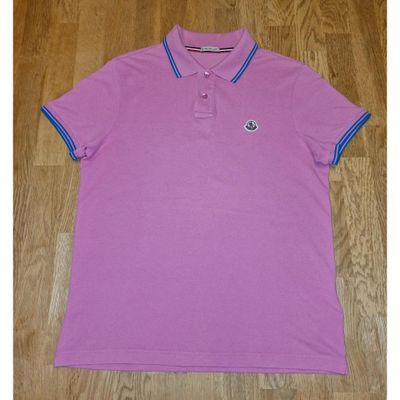 Moncler Pink Polo Shirt