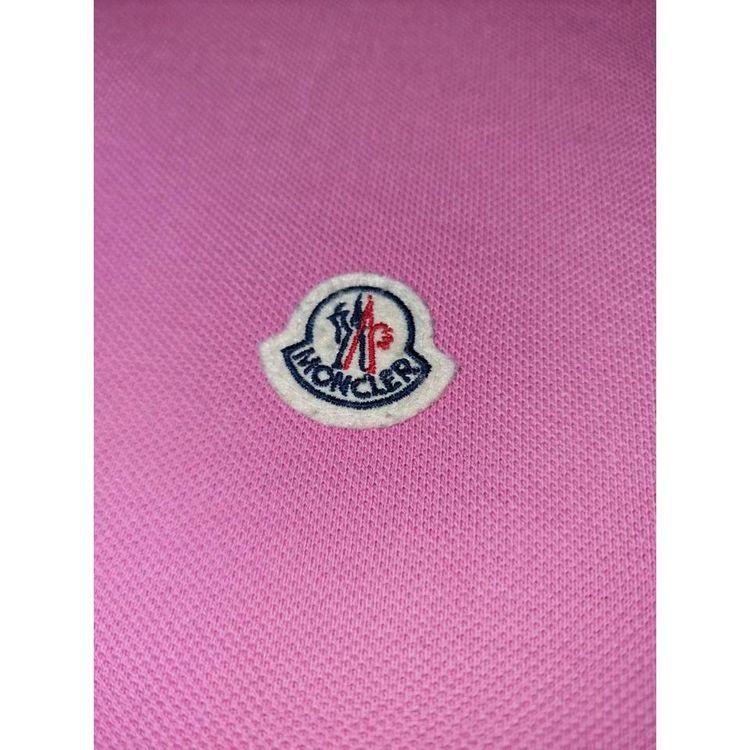 Moncler Pink Polo Shirt imagen 3