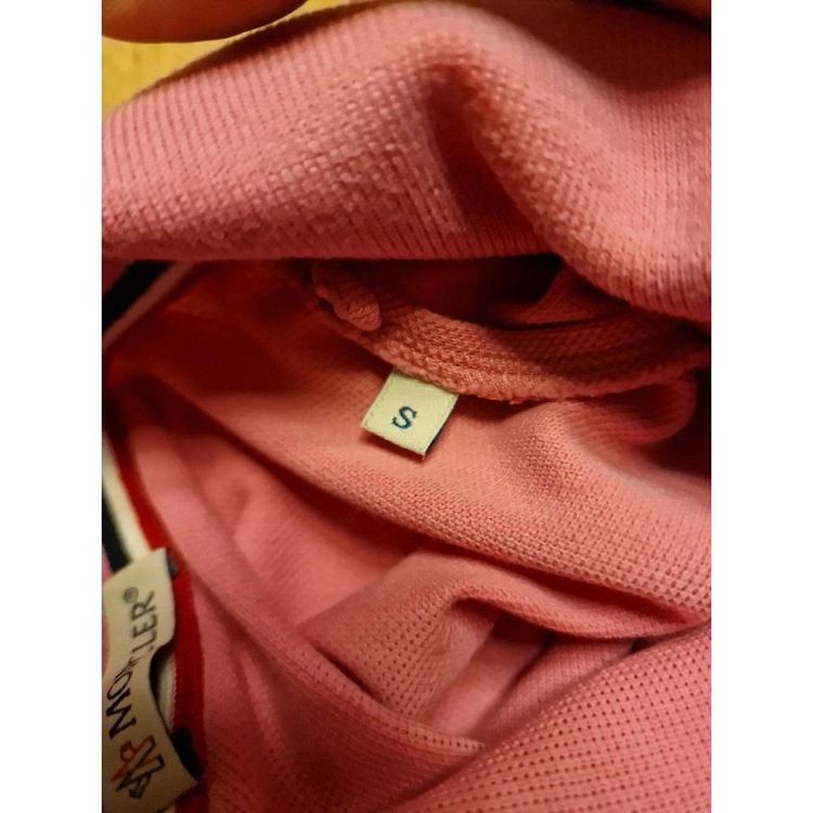 Moncler Pink Polo Shirt imagen 8