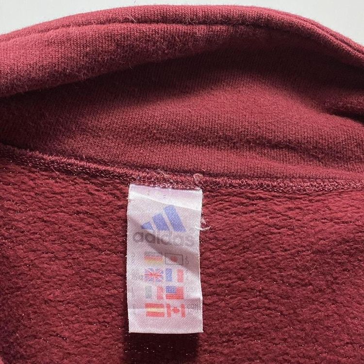Burgundy Adidas Quarter Zip 4