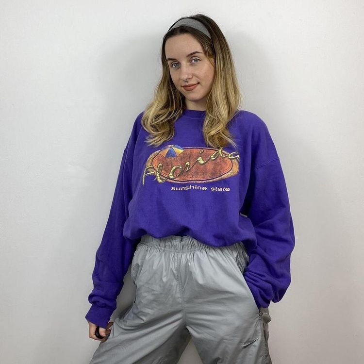 90s Purple Sweatshirt image 1