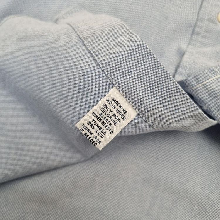 Ralph Lauren OXFORD SHIRT CUSTOM FIT PLAIN  - Blue - Size L image 6