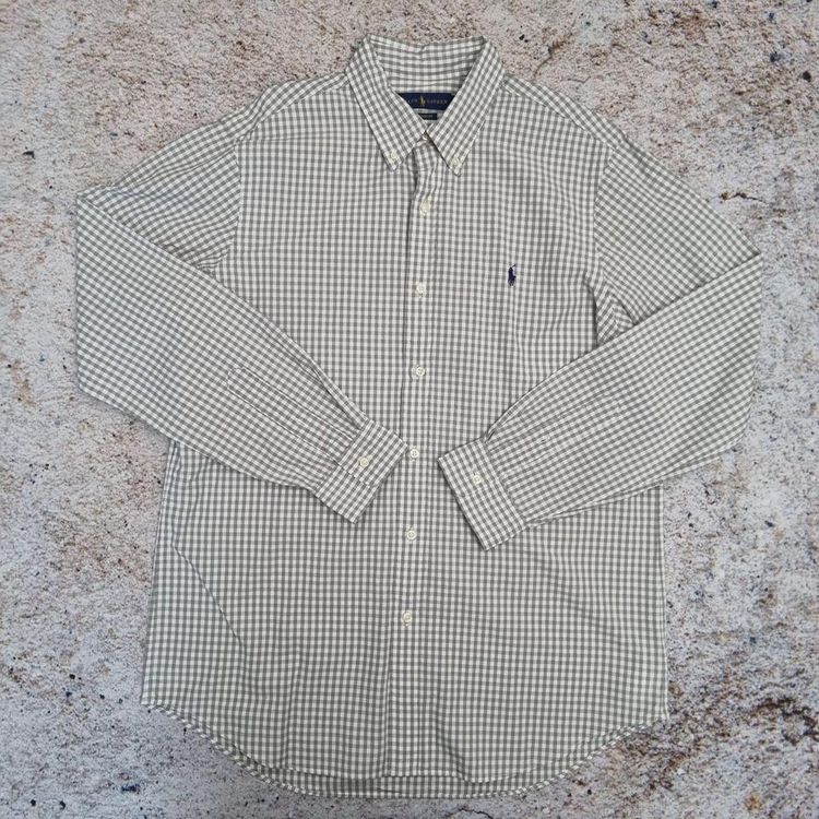 Ralph Lauren OXFORD SHIRT CLASSIC FIT CHECK PLAID - Grey - Size L