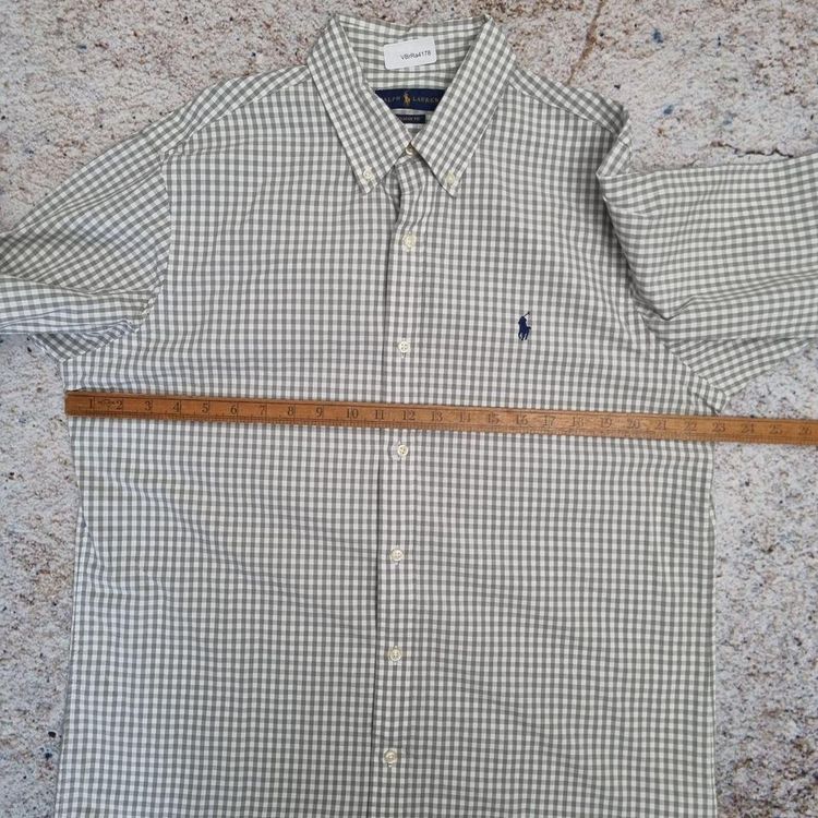 Ralph Lauren OXFORD SHIRT CLASSIC FIT CHECK PLAID - Grey - Size L image 5