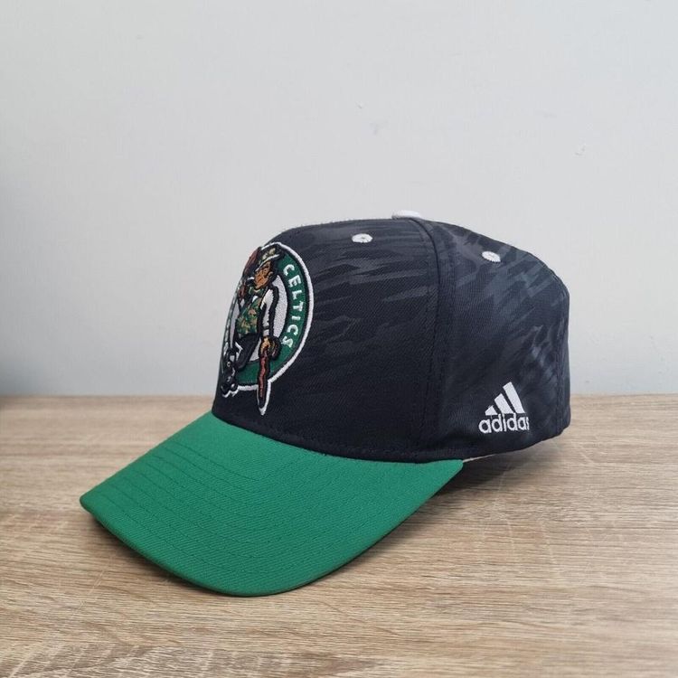 Adidas Boston Celtics Snapback Cap Nba One Size Green Black image 3