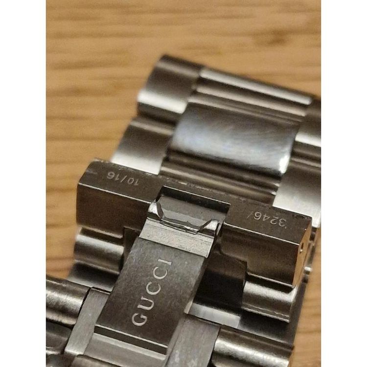 Gucci Dive 45mm Black Dial Multi Colour Steel Case Bracelet Watch image 8