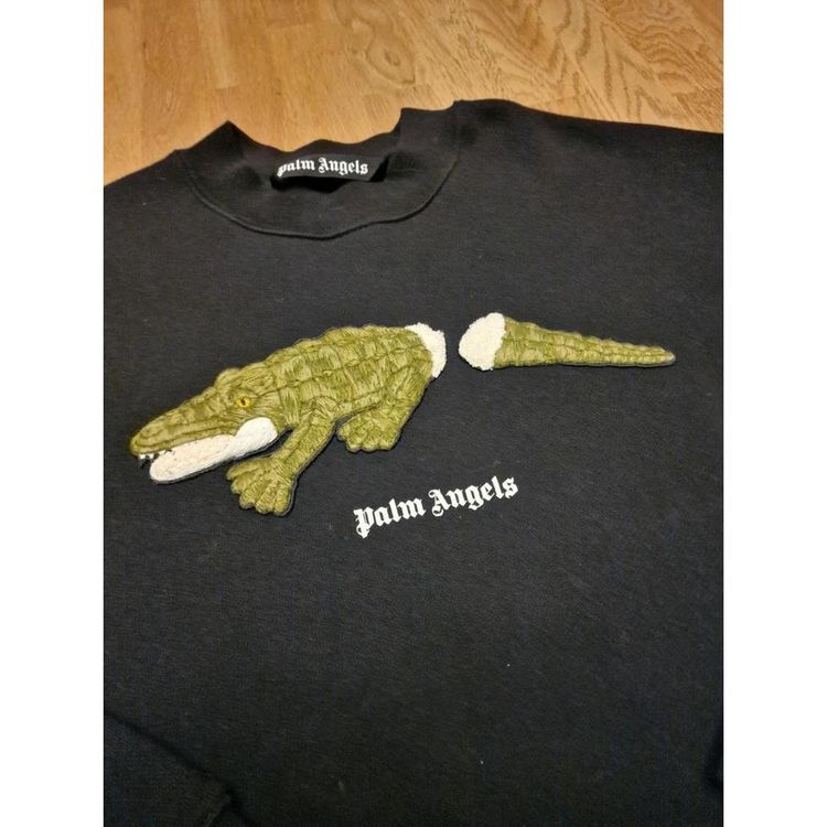 Palm Angels Croco Crewneck Sweatshirt image 2