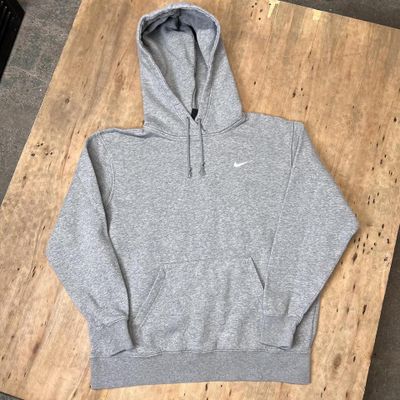 Like New Nike Swoosh Embroidered Logo Hoodie