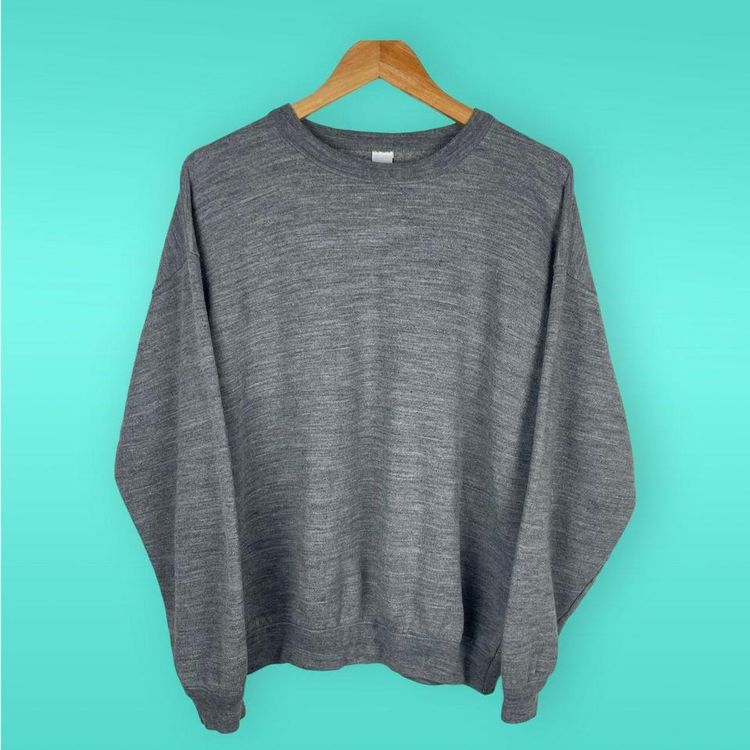 Vintage Blank Long Sleeve Pull Over Sweatshirt XL