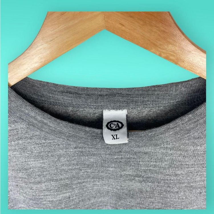 Vintage Blank Long Sleeve Pull Over Sweatshirt XL 3
