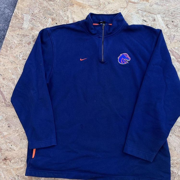 Vintage Nike Team x Boise State Broncos Quarter Zip Sweatshirt imagen 4