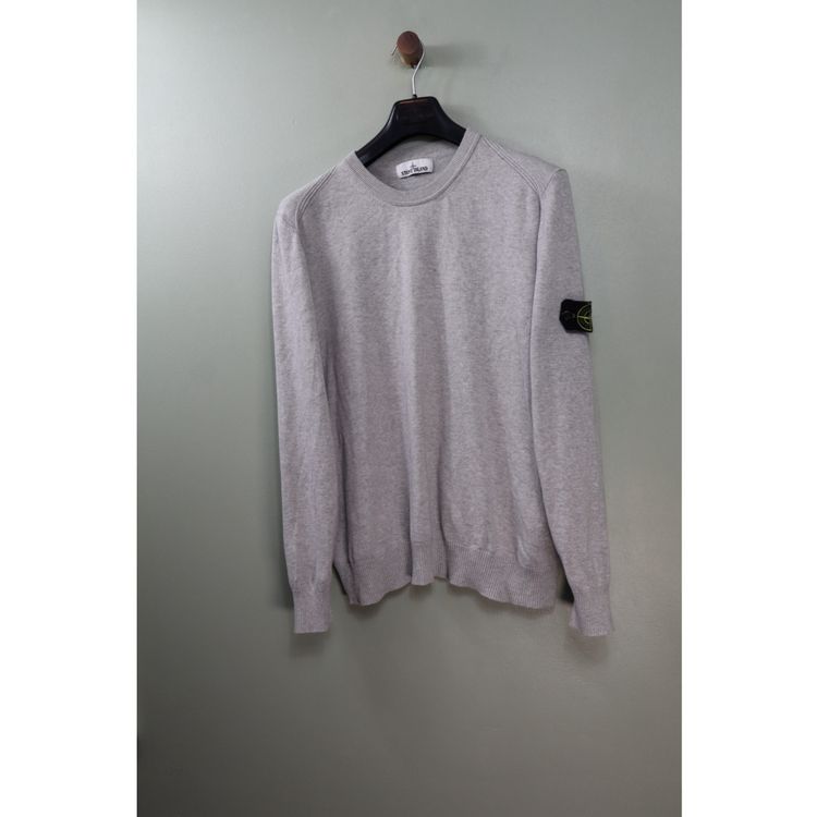 Stone Island Grey Knit Jumper