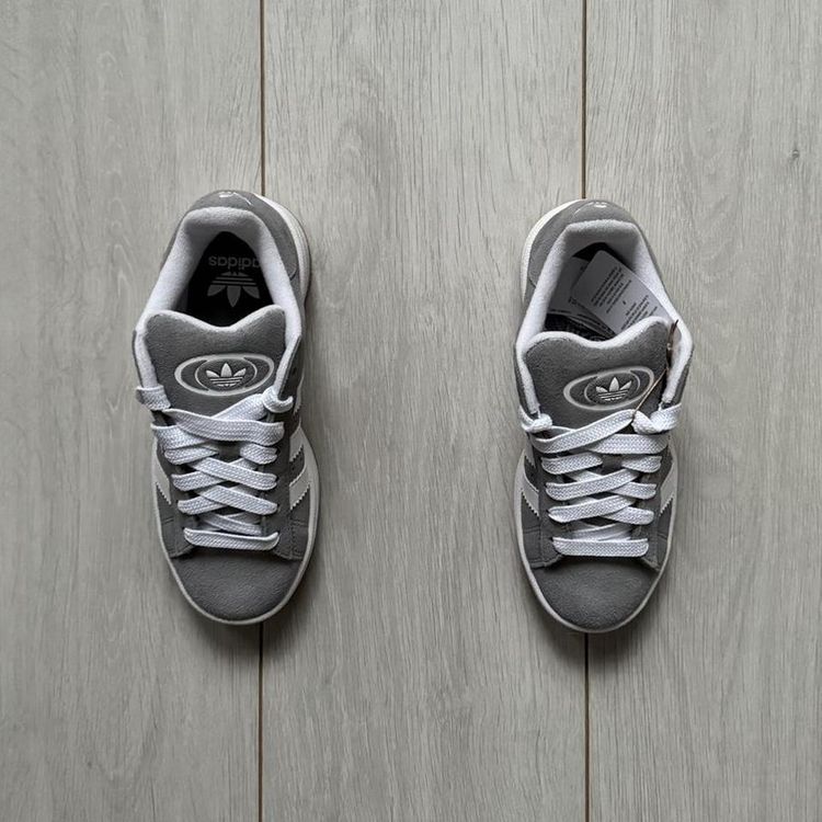 Adidas Campus GS Grey White - UK 3, 4, 4.5, 5 & 5.5 imagen 2