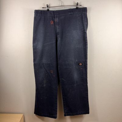 Navy blue dickies work trousers 2