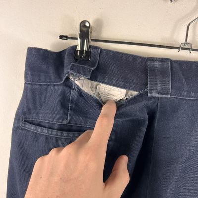 Navy blue dickies work trousers 8