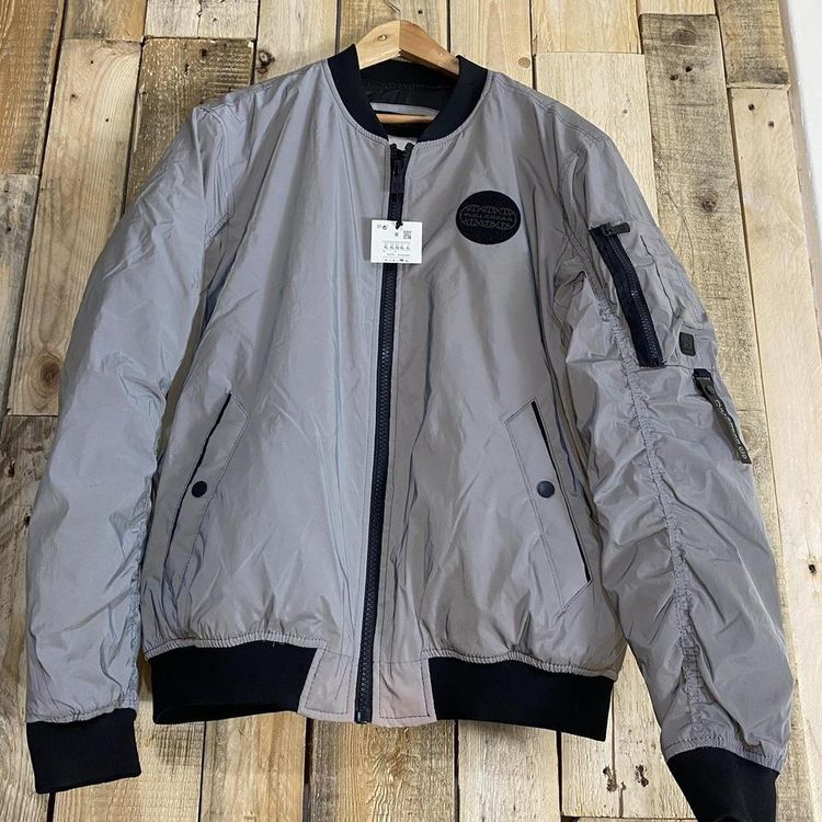 Pull & Bear puffer bomber jacket