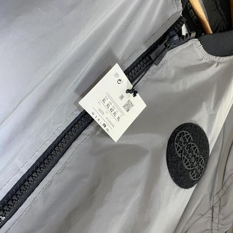 Pull & Bear puffer bomber jacket image 3