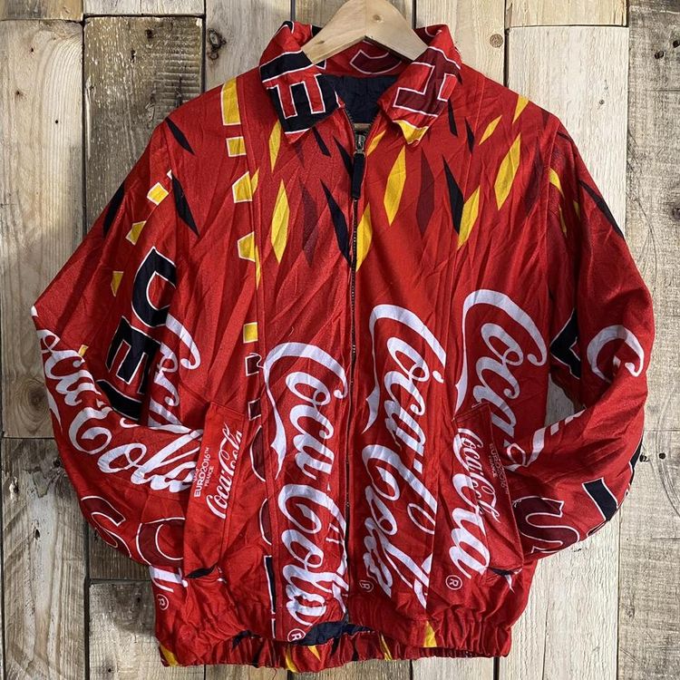 Coca-Cola vintage scarf bomber jacket