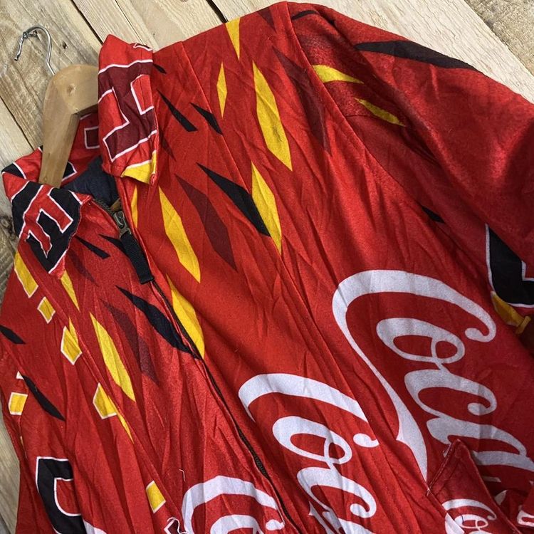 Coca-Cola vintage scarf bomber jacket image 3