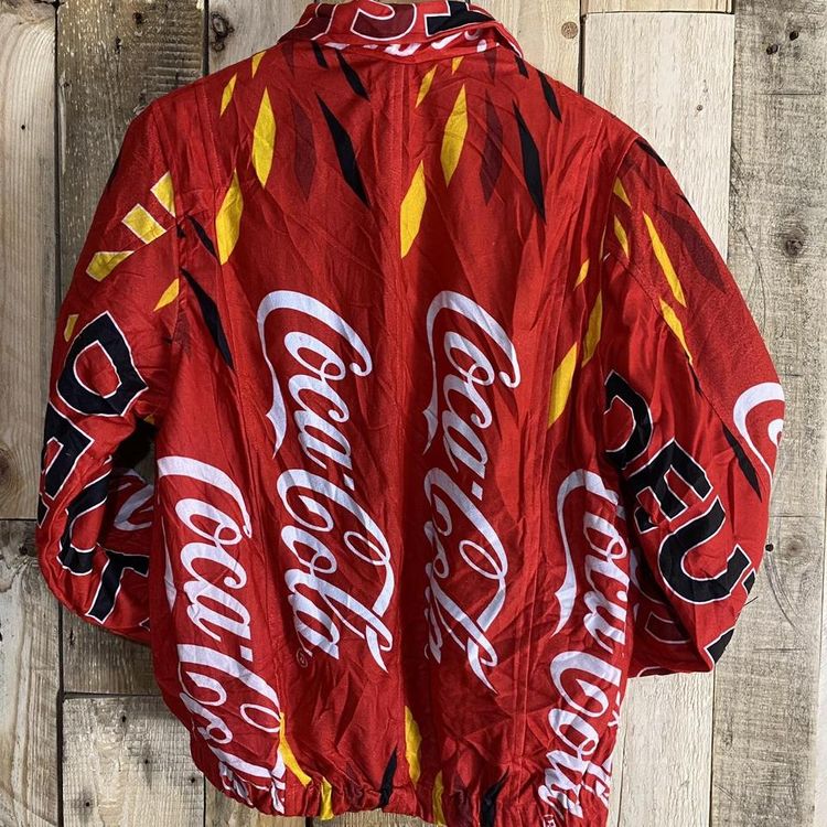 Coca-Cola vintage scarf bomber jacket image 5