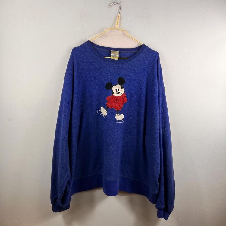 Vintage blue sweatshirt fleece image 1
