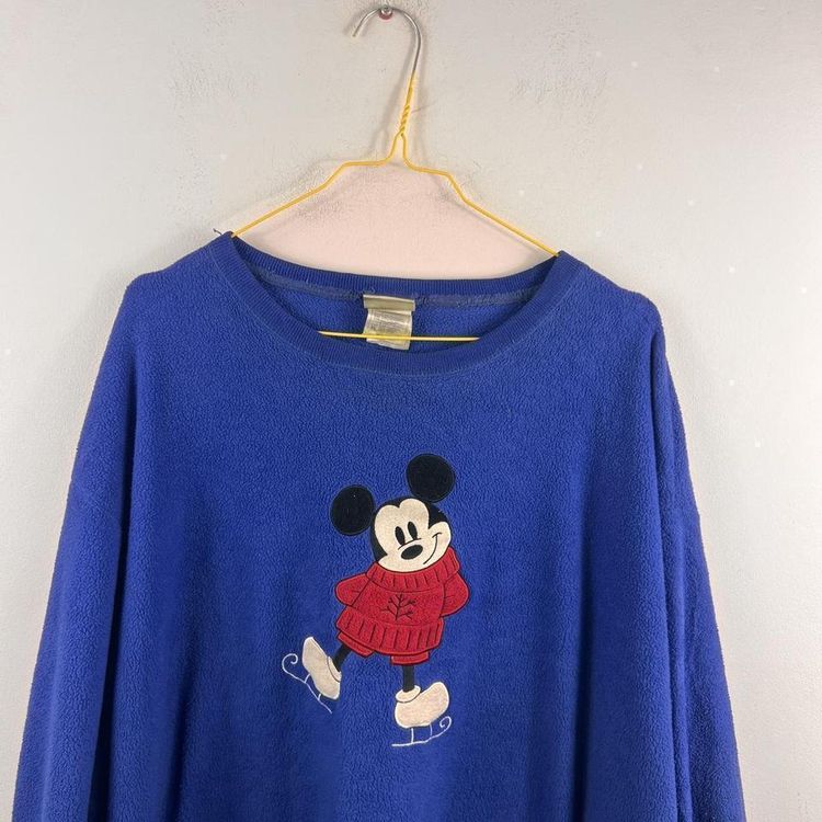Vintage blue sweatshirt fleece image 2