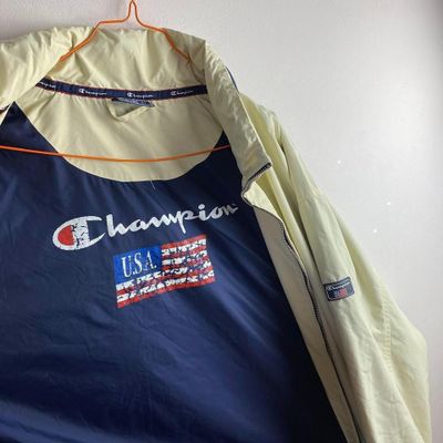 Vintage Cream Champion Jacket 3