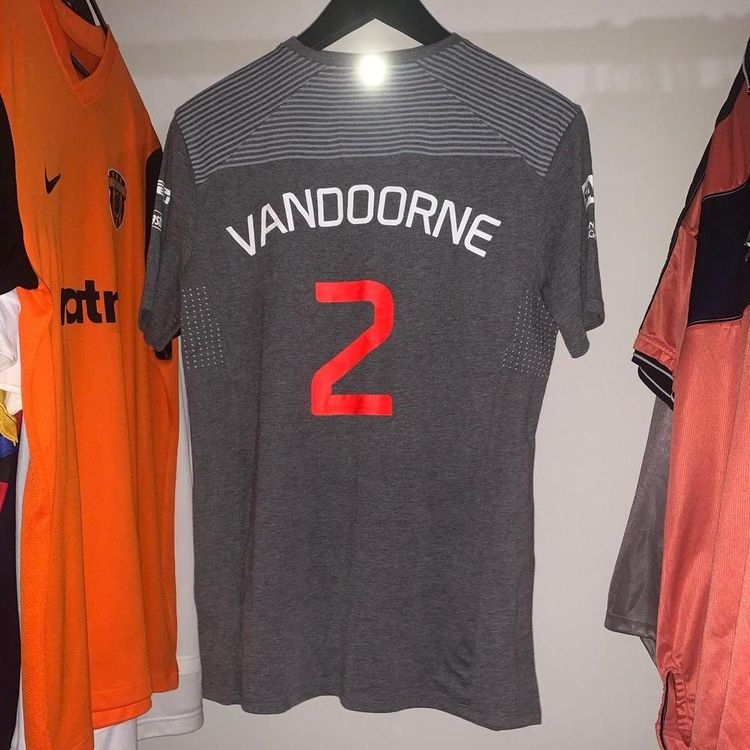 Mens Honda McLaren F1 Team 2017 Teamwear T Shirt Vandoorne 2 Grey Medium image 2