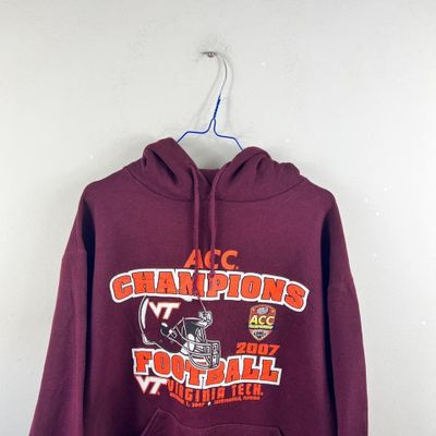 Vintage burgundy Russell athletic hoodie 1