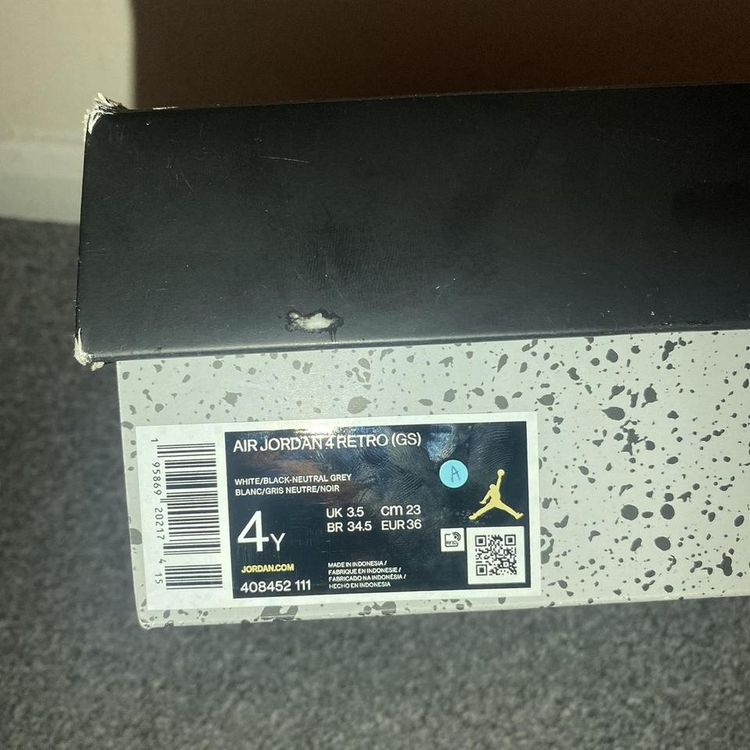 Immagine di Jordan 4 military black GS 7