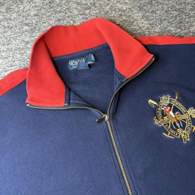 Mens vintage Ralph Lauren super heavyweight zip up 3
