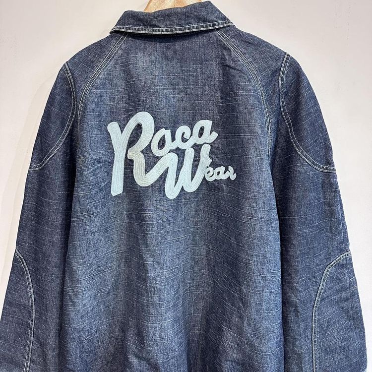 Vintage rocawear embroidered denim jacket 6