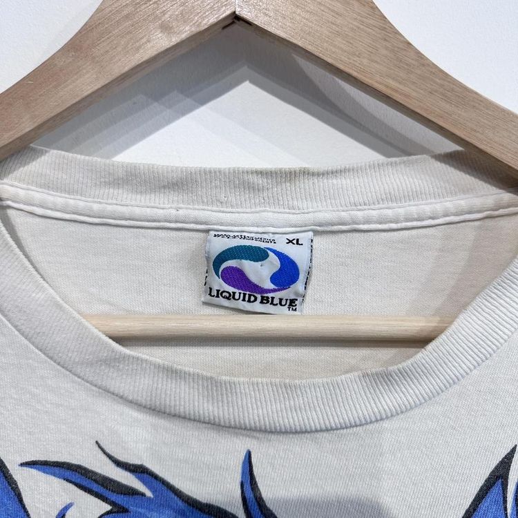 Vintage 1999 grateful dead tie dye liquid blue T-shirt image 3
